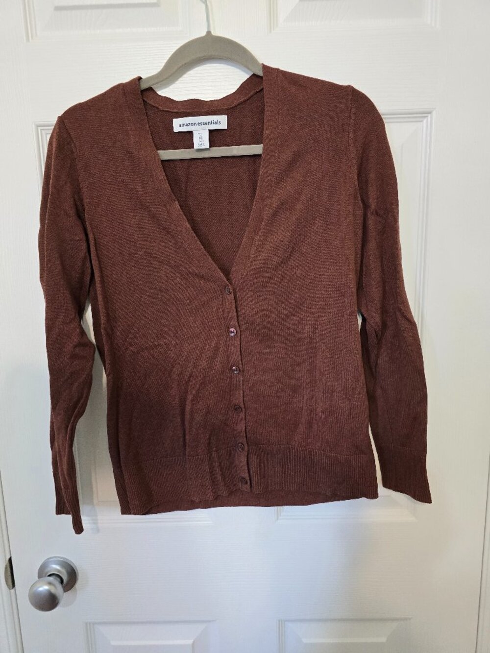 Brown large cardigan
